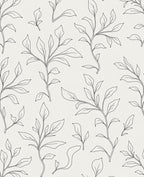 Delicate Leaf Vines Cream Rug