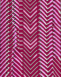 Crimson Pink Chevron Herringbone Overlay Rug