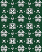 Evergreen White Starburst Medallion Rug