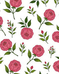 Pink Rose Botanical Garden Tapestry Rug