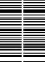 Classic Black White Striped Rug