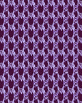 Plum and Lilac Interlocking Vines Rug