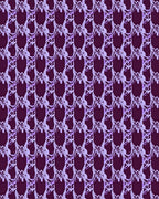Plum and Lilac Interlocking Vines Rug