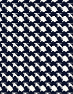 Modern Navy White Abstract Shuttle Rug