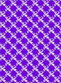 Vivid Purple Interlocking Square Rug