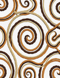 Earthy Tone Twisted Rope Swirls Rug