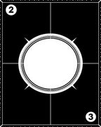 Black and White Compass Starburst Rug