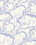 Pastel Swirl Abstract Marbling Rug