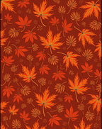 Autumn Maple Leaf Cluster Rug