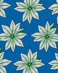 Vibrant Blue Green Petal Mandala Rug