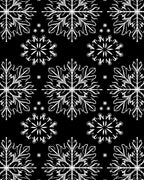 Black White Floral Mandala Medallion Rug