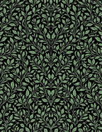Verdant Leaf Branch Arabesque Rug
