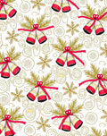 Jingle Bells and Snowflakes Holiday Collection Rug