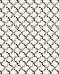 Monochromatic Ink Vine Lattice Rug