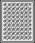Black White Gold Geometric Overlay Rug