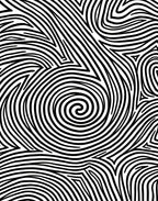 Monochromatic Swirling Labyrinth Lines Rug