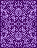 Amethyst Paisley Scrollwork Rug