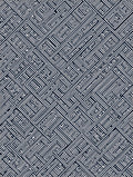Monochrome Maze Line Art Rug