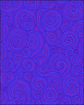 Vibrant Purple Swirl Abstract Rug