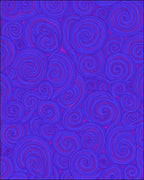 Vibrant Purple Swirl Abstract Rug