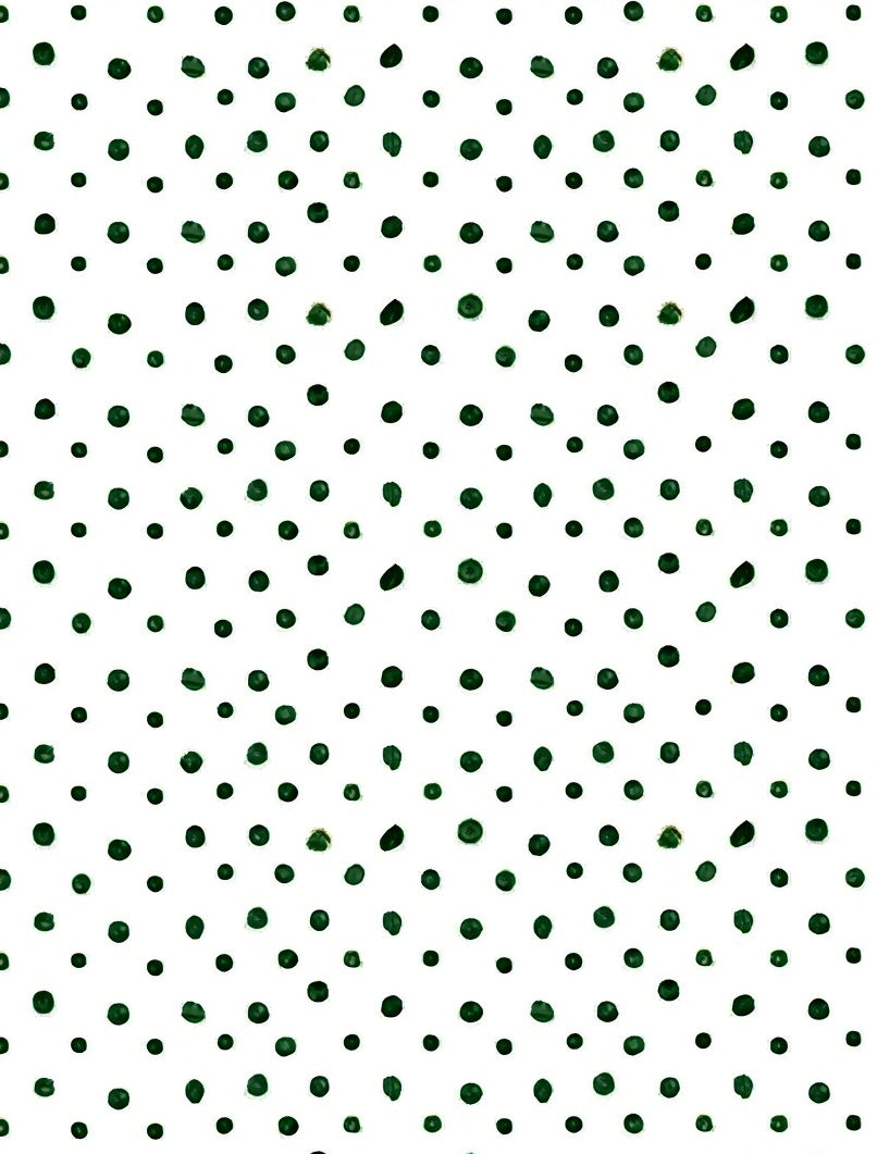 Deep Green Dotted Scatter Rug