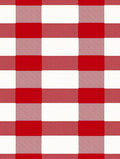 Bold Red White Buffalo Plaid Rug