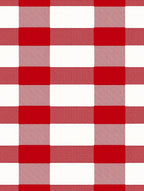 Bold Red White Buffalo Plaid Rug