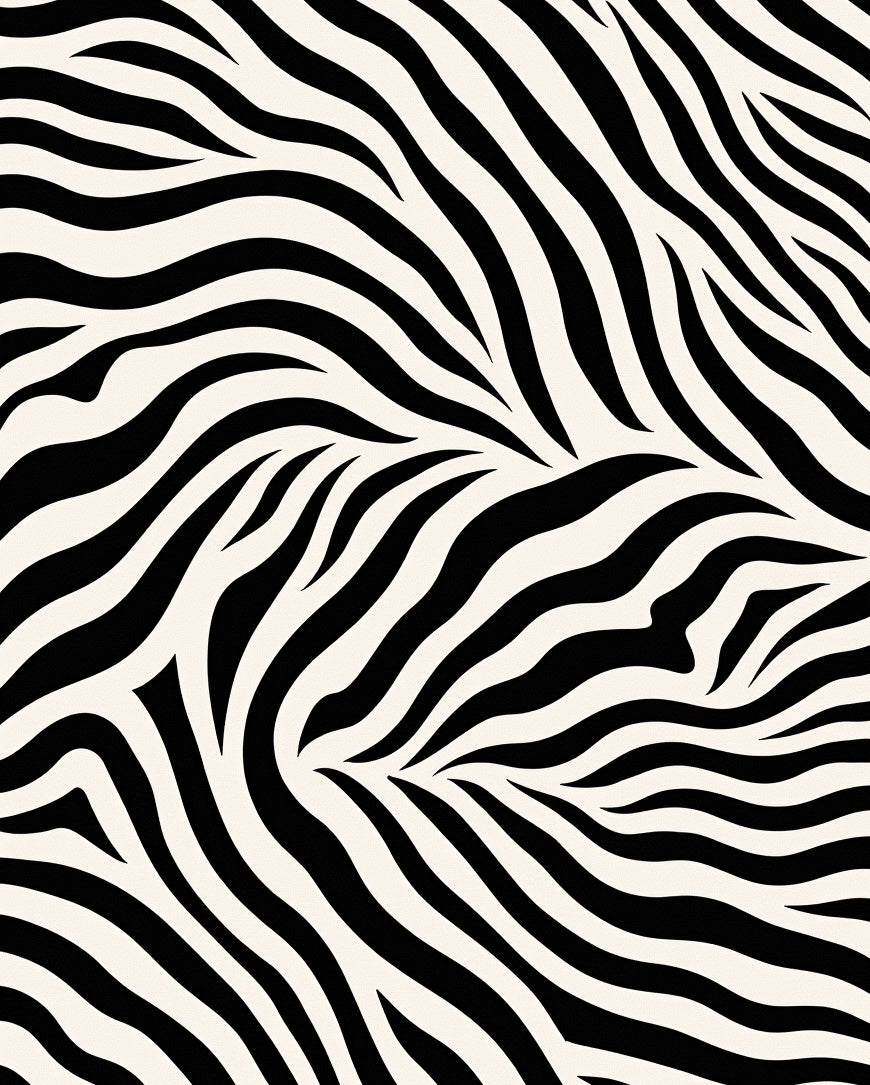 Black Ivory Wave Lines Rug