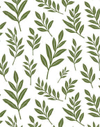 Tender Green Leaf Botanical Rapport Rug