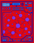 Retro Cyberpunk Circuit Board Rug