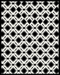 Black Diamond Tribal Geometric Rug