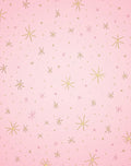 Pink Gold Starburst Sprinkle Rug