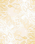Cream Swirl Floral Abstract Rug