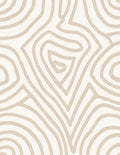 Minimalist Beige Abstract Contour Rug