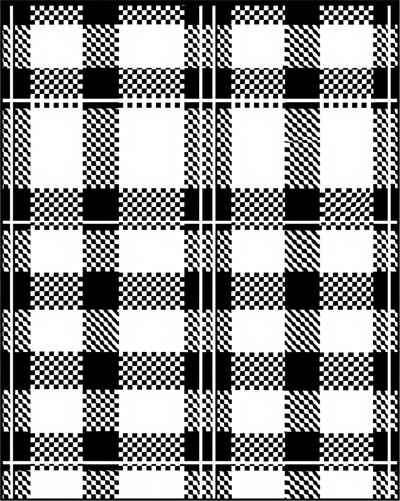 Black White Gingham Checkered Plaid Rug