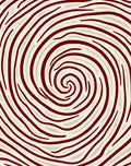 Crimson Swirl Wood Grain Rug