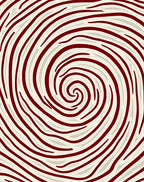 Crimson Swirl Wood Grain Rug