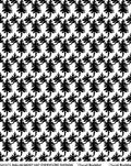 Black Pine Woodland Repeating Pattern Rug