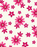 Pink Floral Botanical Repeat Rug