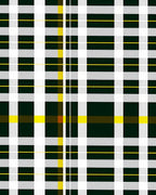 Bold Green Yellow Plaid Checkered Rug