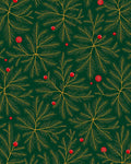 Evergreen Golden Pine Berry Rug