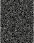 Monochrome Swirls Abstract Flow Rug