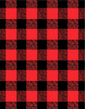 Red Black Buffalo Check Texture Rug