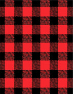 Red Black Buffalo Check Texture Rug