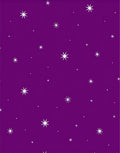 Purple Starry Night Scatter Rug