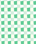 Mint Green Checkerboard Squares Rug