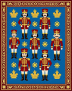 Nutcracker Red Gold Royal Guard Rug