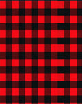 Bold Red Black Buffalo Plaid Checkered Rug