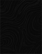Dark Charcoal Swirl Abstract Rug