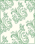 Emerald Green Vintage Flourish Rug